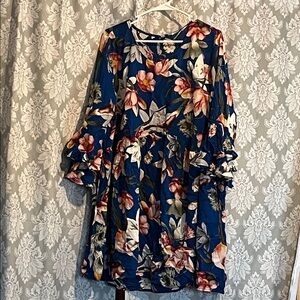 Chic soul floral dress ruffle 1x